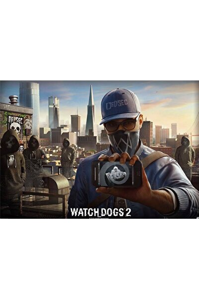 Watch Dogs 2 Posterul Watch Dog Hackers, 98x68cm, Zumzeria