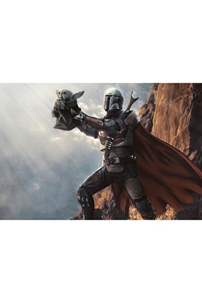 OEM Posterul Star Wars Mandalorian și Baby Yoda, 61x90cm, Zumzeria
