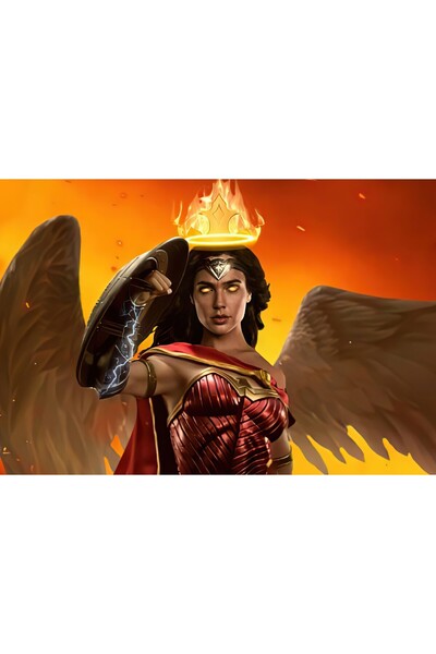 OEM Poster Wonder Woman Regina Focului, 61x90cm, poster525, Zumzeria