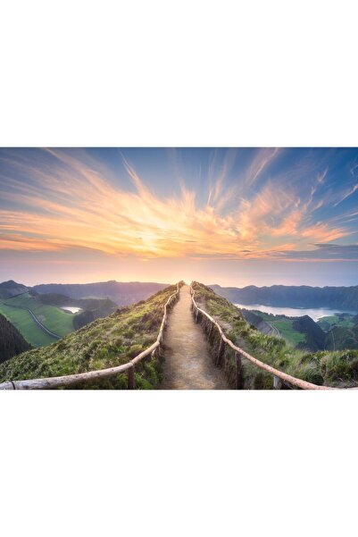 Zumzeria Tablou Canvas Drumeții montane uimitoare, 80x50cm, tabloucanvas250,