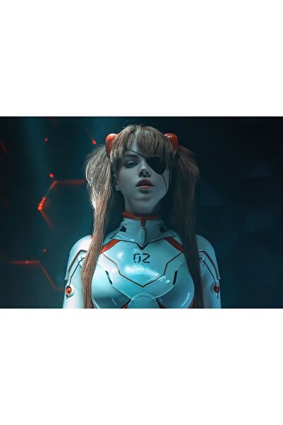 OEM Poster Asuka Langley, personaj fictiv Soryu, cosplay, 61x90cm, poster935,...