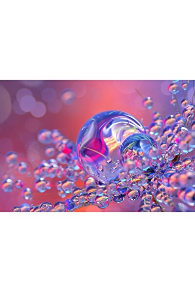 Zumzeria Tablou Canvas Picături de ploaie care cad puternic, 80x50cm, tablouc...