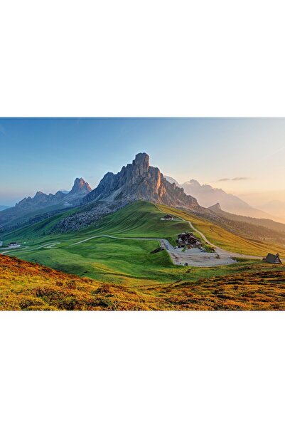 Zumzeria Tablou Canvas Magical Mountain Lanscape, 80x50cm, tabloucanvas79,