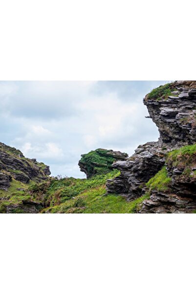 Zumzeria Платно Tablou Мъхести скали в Англия, 80x50 см, tabloucanvas1160,