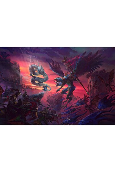 OEM Posterul Total War Warhammer 3 Tzeentch vs Cathay, 61x90cm, poster1791, Z...