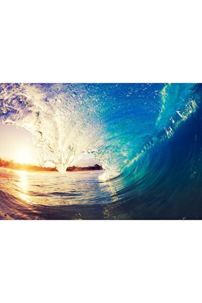 Zumzeria Pictură pe pânză Valuri cristaline, 80x50cm, canvas70,