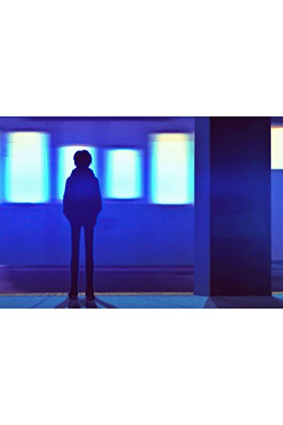 Zumzeria Pictură pe pânză Trenuri la miezul nopții, 80x50cm, tableau1499,