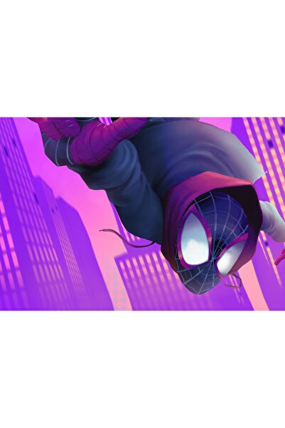 OEM Poster Spiderman Miles Morales - Artă de benzi desenate, 61x90cm, poster2...