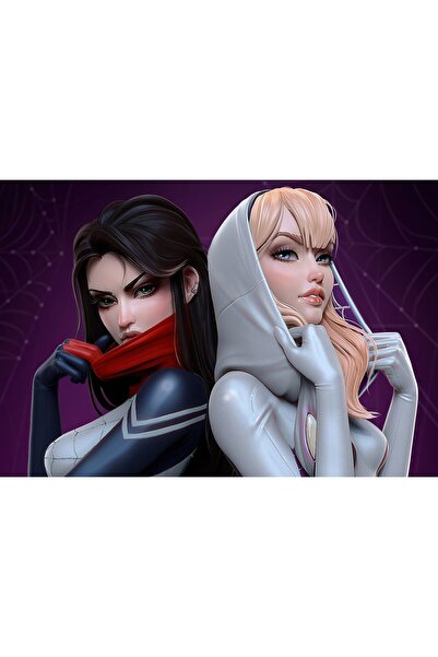 OEM Poster Marvel Silk și Gwen, 61x90cm, poster734, Zumzeria