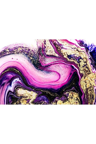 Zumzeria Pictură pe pânză lucrată manual, desen marmorat, 80x50cm, tabloucanv...