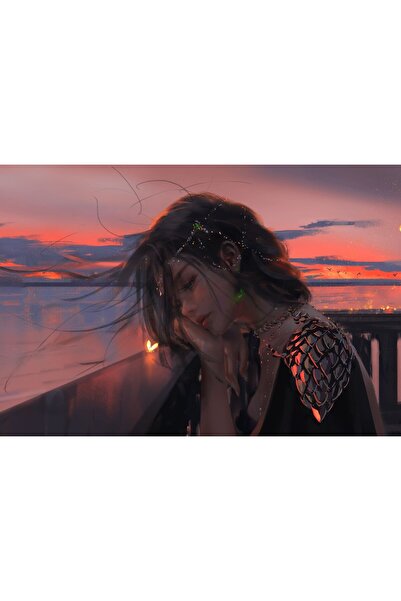 OEM Poster Regina și apusul soarelui, 61x90cm, poster2010, Zumzeria