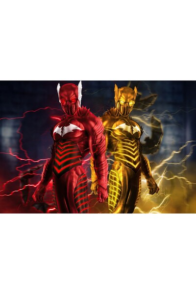 OEM Posterul Moartea Roșie Bruce Wayne și Moartea Inversată Barry Allen, 61x9...