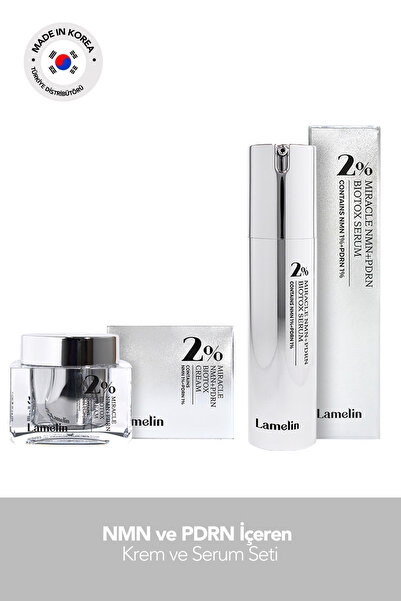 Lamelin NMN VE PDRN İçeren Yoğun Bakım Seti Krem ve Serum