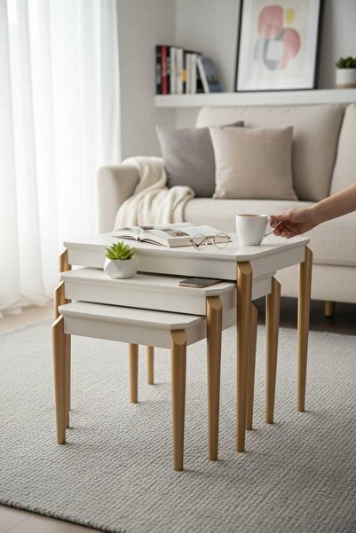 Akabesan Aksesuar Hira Serisi Dikdörtgen Tasarım Üst Kalite Kayın Ağacından K...