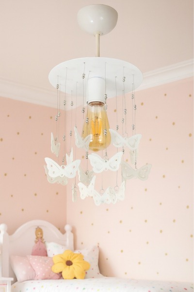 VENON Pınar Tekli 🦋 20x20 Normal 🦋KELEBEK🦋 Sarkıt Tekli Avize Antre Hol Be...