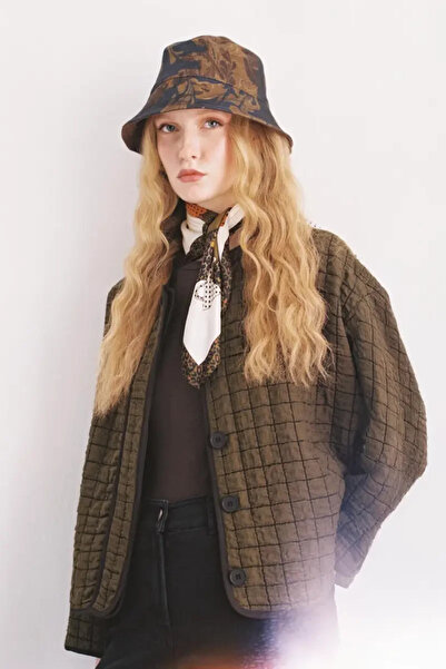 Gusto Quilted Jacket - Khaki