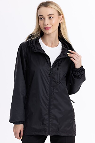Goccix Γυναικείο αδιάβροχο παλτό με κουκούλα Water and Αντιανεμικό Με τσέπες ...