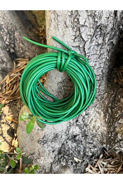 Aymen Çiçekçilik Fidan Bağlama İpi 10 Metre - 3 mm Sera İpi Elastik Fide Bağl...