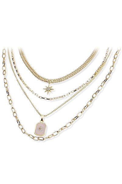 Klips Concept قلادة رباعية من مجموعة النجم الأسود