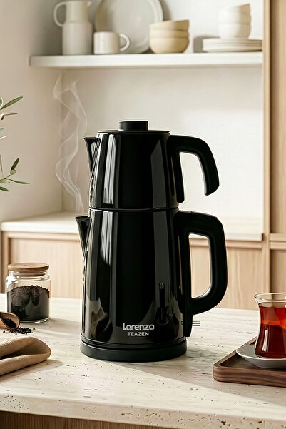 Lorenzo غلاية شاي فولاذية من تيزين، غلاية أوتوماتيكية للحفاظ على السخونة، لون...