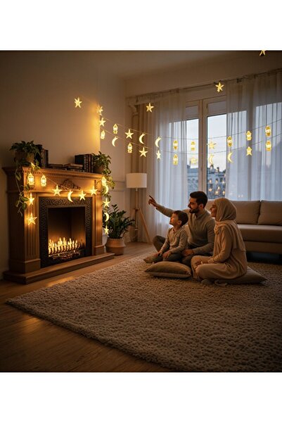 lstri Ramazan Süsü Hilal Yıldız Temalı Süsleme Seti 11 Ayın Sultanı Bayramı L...