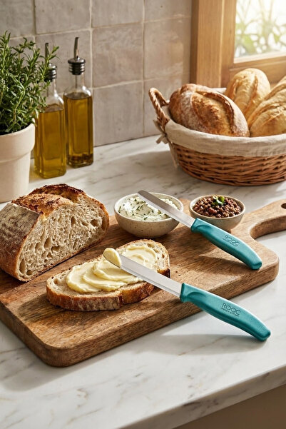 Rooc Set of 3 Ultra Sharp Serrated Knives, 22 cm 100% Guaranteed Stainless Steel