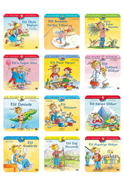 TÜRKİYE İŞ BANKASI KÜLTÜR YAYINLARI Elif ile İlk Okuma Kitabım Değerler Eğiti...