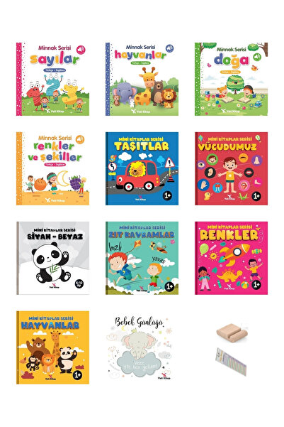 yeti kitap Bebek Kitaplığı - Kitaplarla Tanışıyorum -11 Kitap -Minnak Kitapla...