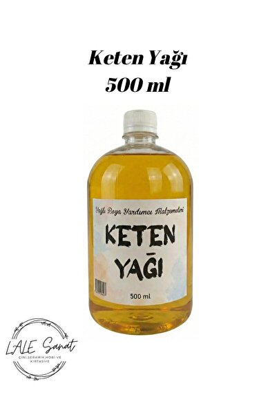 Lale Sanat Profesyonel Seri Keten Yağı 500 ml (Sanatsal)