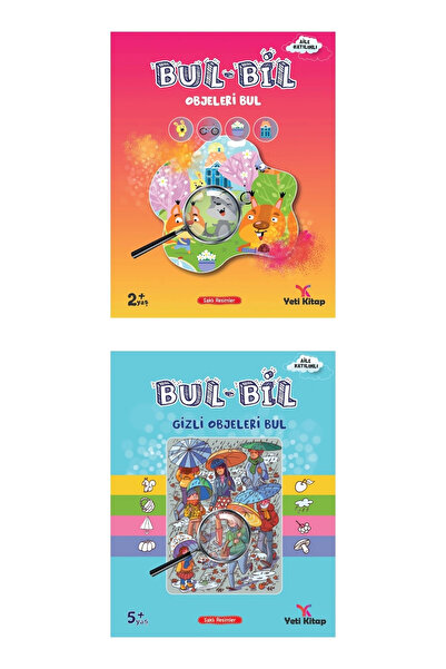 yeti kitap 2 - 5 Yaş Bul - Bil Gizli Objeleri Bul Hidden Pictures 2 Kitap