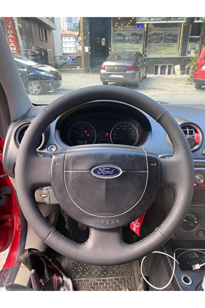 Detay Direksiyon kılıfı Ford Fiesta -Connect 2004-2008 Uyumlu Derisi Sökülmed...