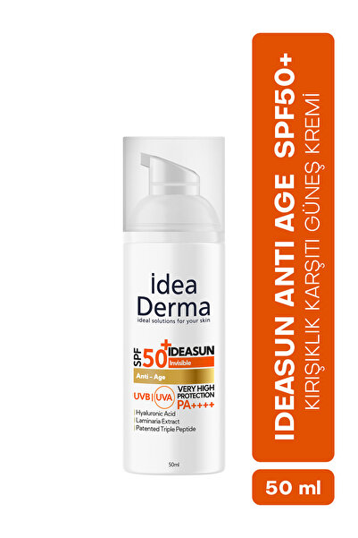 İdea Derma İdeasun Anti Age SPF50+ Yaşlanma Karşıtı Güneş Kremi 50 ml