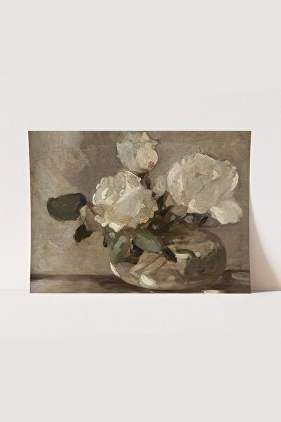 HOME DEKORİSTA Vintage Çiçek Poster, Galeri Duvarı, Sanatsal Baskı,Çiçek tabl...