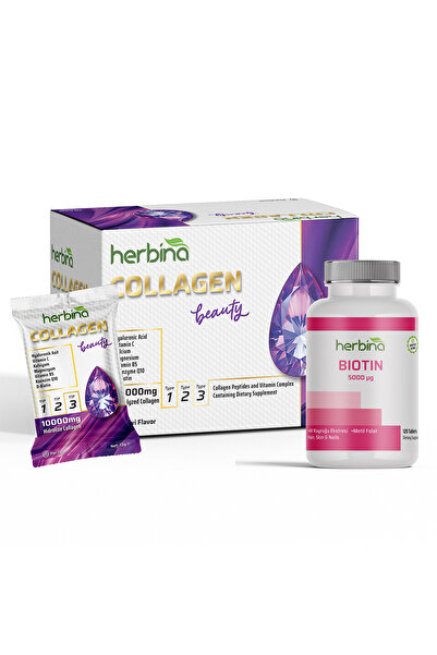 Herbina Tip 1 2 3 Kollajen Karışımı Kivi Aromalı Paket