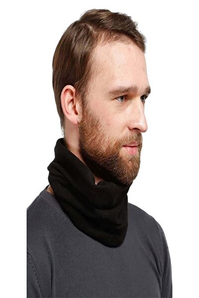 Vatan Tekstil Unisex Μαύρος γιακάς Fleece