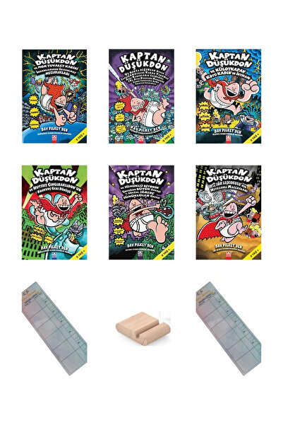 Altın Kitaplar KAPTAN DÜŞÜKDON Set-1 / Dav PİLKEY / 6 Kitap / 9-12 Yaş Hikaye...