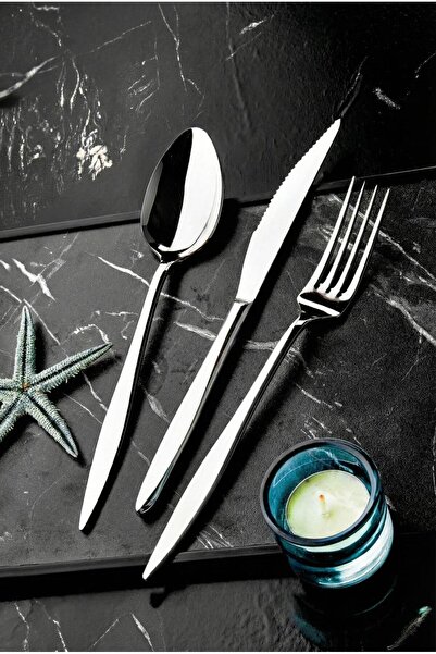 ÖZLİFE Ela 72 Parça Çatal Kaşık Bıçak Takımı