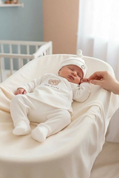 Little Gusto طقم خروج من المستشفى مكون من 10 قطع من القطن العضوي