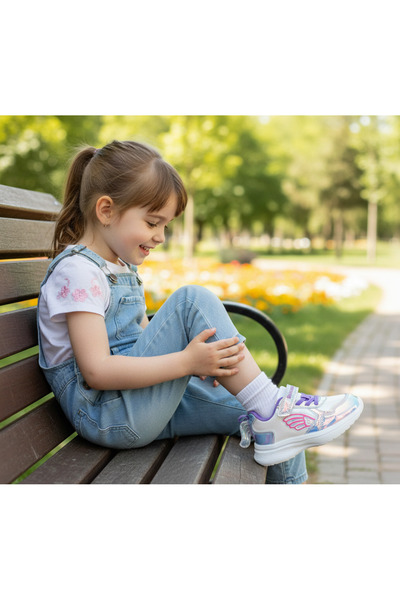 BUCKHEAD Buck3041 Bright Günlük Gümüş Kız Çocuk Spor Ayakkabı