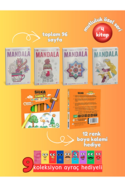 Pembe Pasaj Yetişkinler İçin Mandala Boyama Kitabı Büyükler İçin Mandala Tera...