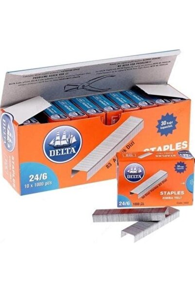 Delta Staple Wire White 24/6 1000Pcs X 10