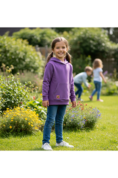 Haribo Суитшърт с качулка Unisex Çocuk Mor СУИТШЪРТ UNISEX ÇOCUK HRBTXT321-MR