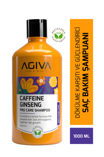Agiva Care&Beauty Caffeine&Ginseng Dökülme Karşıtı ve Güçlendirici Saç Bakım ...