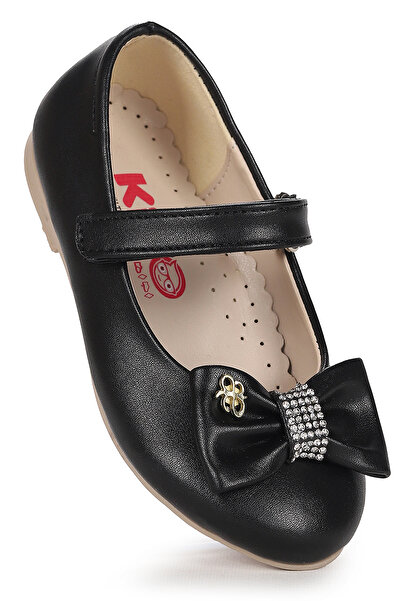 KARAMAZI Withbow Кожени папийонки Балетни пантофки за момичета