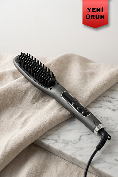 VERYFİT 3 in 1 New Generation Hair Straightener Comb 210 Degree Heat Adjustab...