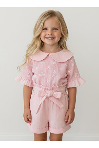 By Piera 100% Organic Cotton Muslin Shorts 0662