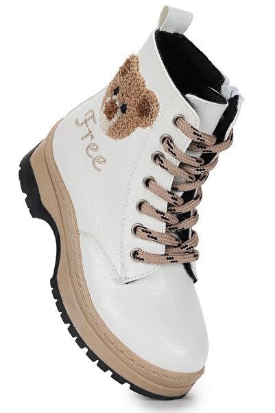 KARAMAZI Teddy Kırışık Termo Taban Kız Çocuk Bot