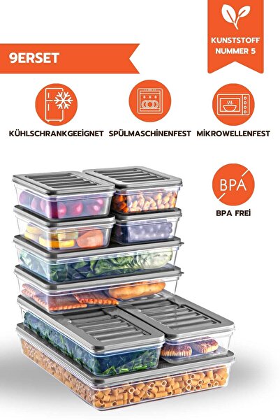 Ginza Maison FRESHBOX 9 KUSOVÝ ÚLOŽNÝ BOX ŠEDÝ