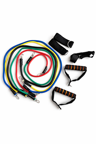 İMVULA Profesyonel Direnç Lastiği 11 Parça Ağırlık Seti Fıtness Egzersiz