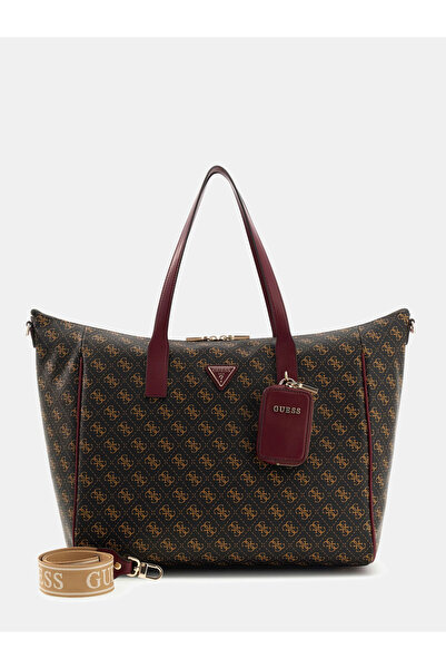 Guess Latona Büyük Boy Kabin Tipi Kadın Kahverengi Valiz TWLQ9211017-BNL